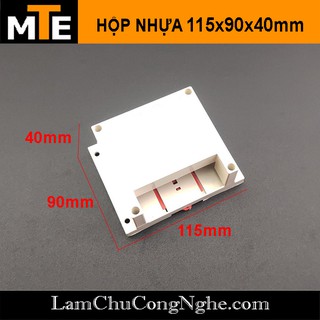 Hộp nhựa 115x90x40mm 1 đầu hở
