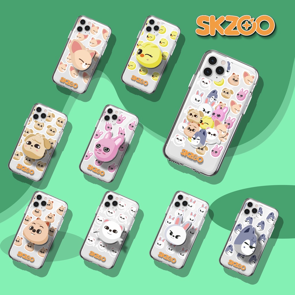 Ốp Điện Thoại Skzoo STRAY KIDS FANMADE Có GRIPTOK