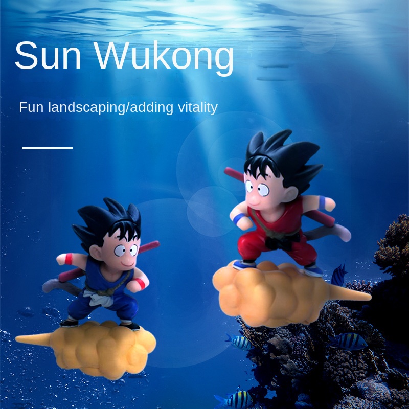 Đồ Chơi Bong Bóng Nổi Trang Trí Bể Cá: Mặt Trăng, Songoku, Người Nhái, Công Chúa....