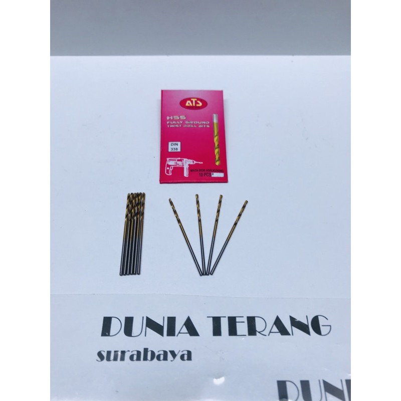 1 Mũi Khoan Sắt Mạ Vàng 1.5 mm Hss