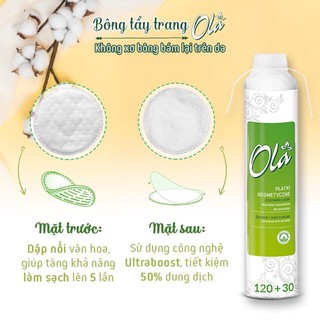 COMBO 10 bông tẩy trang Ola 150 miếng