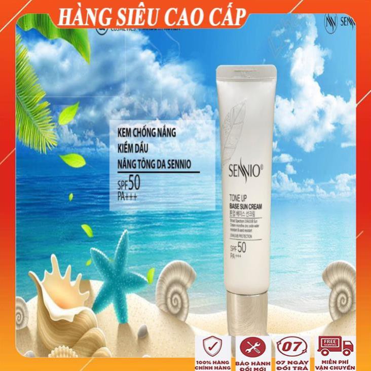 [ COMBO ĐẶC BIỆT] Kem chống nắng kềm dầu nâng tông da sennio/Kem chống nắng tốt cao cấp đa năng hàn quốc