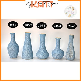Bình Gốm Mini Vân Nổi