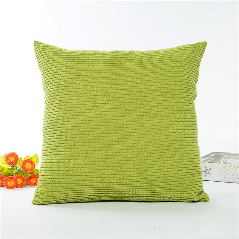 Pillow Case Decorative for Sofa Cushion Cover Pure Color Simple Car Seat Office Home Decor Throw Pillowcase 45*45cm