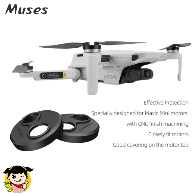 Muse07 4 Nắp Kim Loại Bảo Vệ Động Cơ Máy Bay Dji Mavic Mini Drone