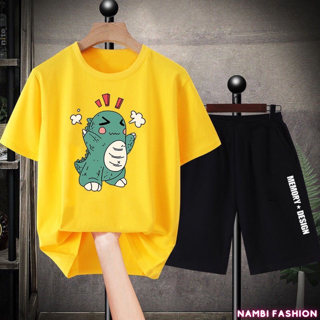 Bộ thời trang nam bộ quần áo nam mùa hè chất liệu thun lạnh thoáng mát NB11