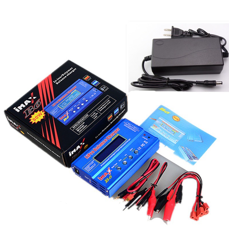 iMAX B6 Battery Charger Balance sac pin Lipo/Li-Ion/đời sống/NiMh/NiCad/Pb/Bình accu  12v6