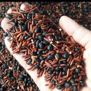 Gạo lức đậu đen xanh lòng rang sẵn túi 500g Trà Hoa - Enjoylife