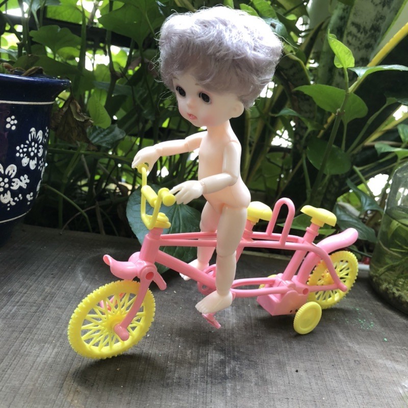 S3- Xe đạp xe máy cho búp bê baboliy bjd 1:8