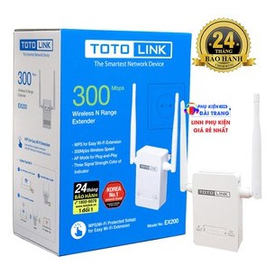 Bộ kích WiFi TOTOLINK EX201 - Bảo Hành 2 Năm, Hàng Chính Hãng