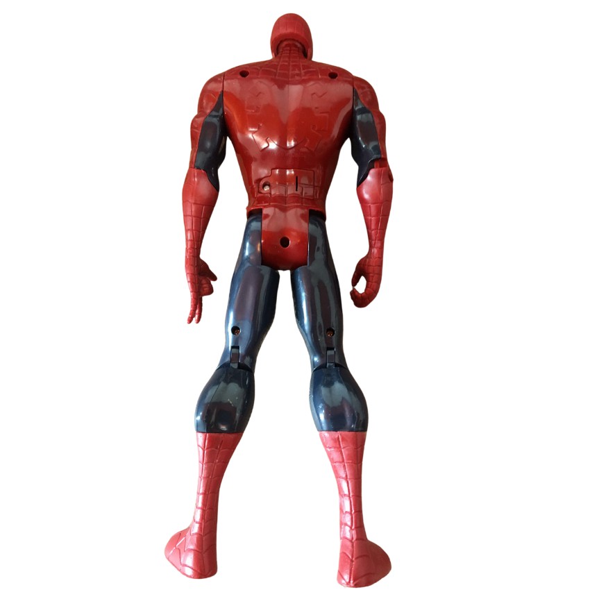 Đồ Chơi Mô Hình Siêu Anh Hùng Spiderman Nhựa Đặc Cao 30cm Có Đèn Led Đỏ Và Phát Nhạc Cho Bé Thích Sưu Tầm