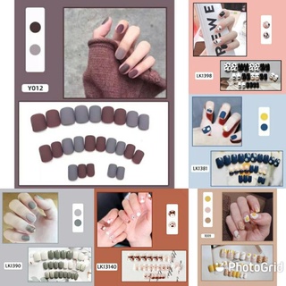 Image of Kuku Palsu Set isi 24pcs Free Lem Cair / False nails/Nails Art/ Fake Nails