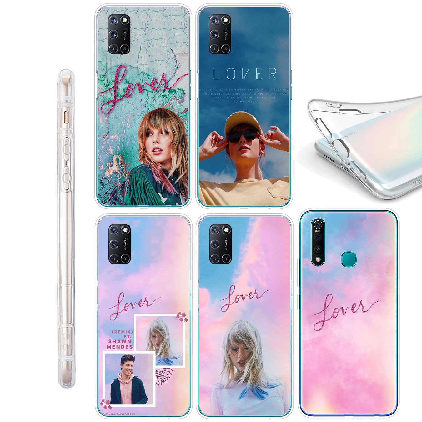 Ốp Lưng Silicone Mềm In Hình Taylor Swift Cho Oppo Realme C3 C11 C12 C15 5 5i 5s 6i 6 Pro 7i Q Realmec3