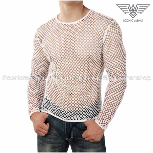 Áo lưới dài tay fom body