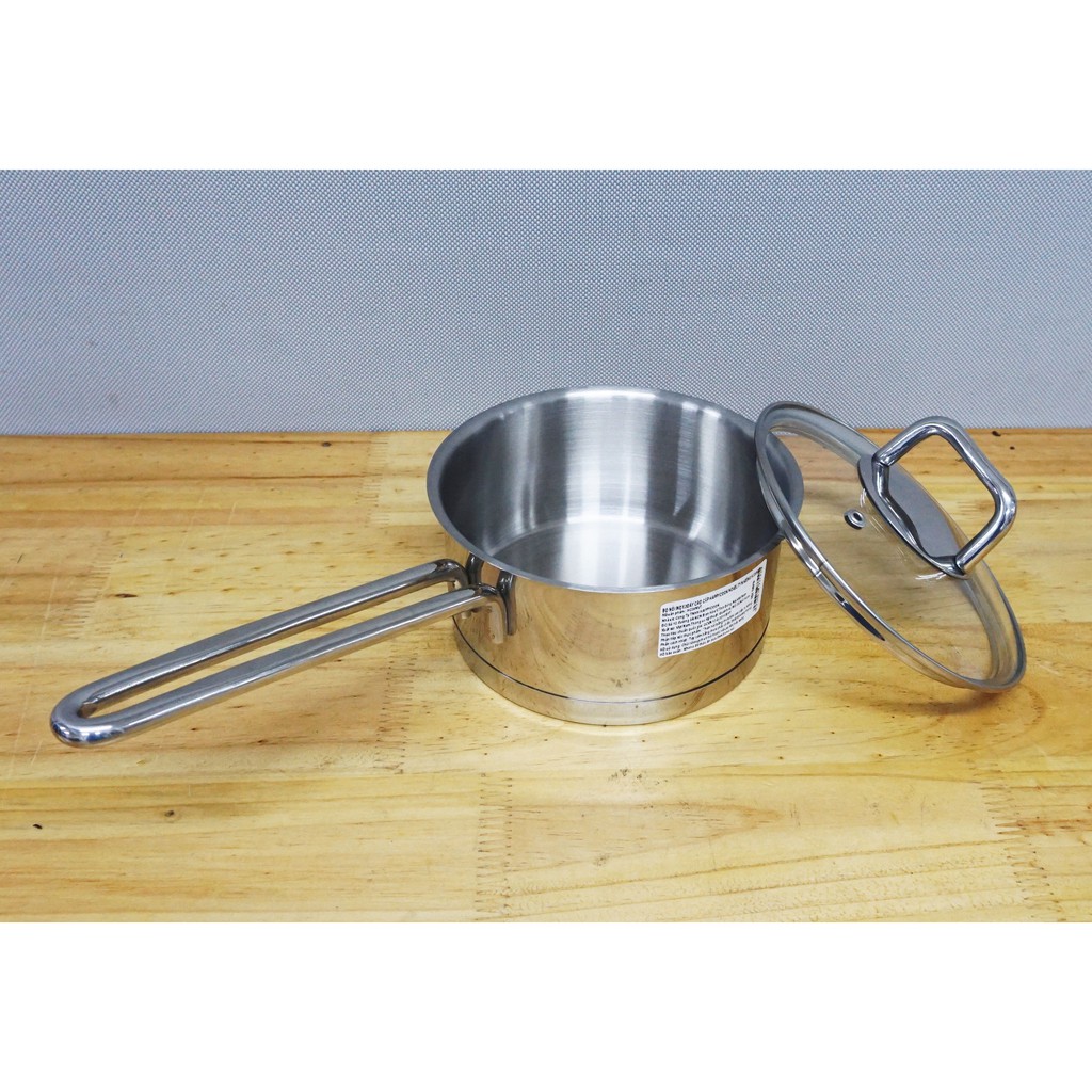 Bộ Nồi Quánh Inox 304 Bếp Từ Nắp Kính Cao Cấp Happy Cook Richard HC06NVT