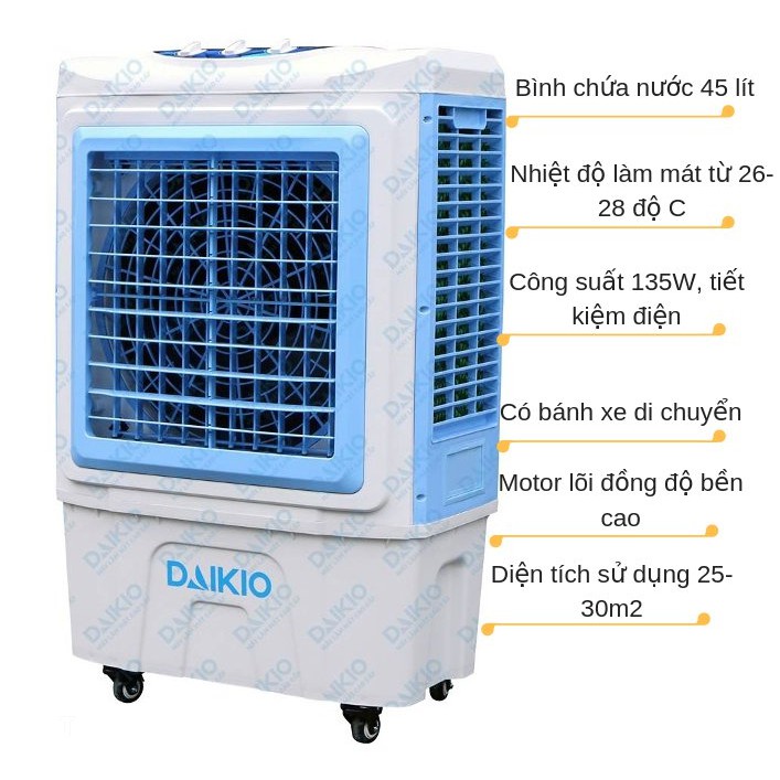 Quạt điều hòa hơi nước Daikio DKA - 05000C