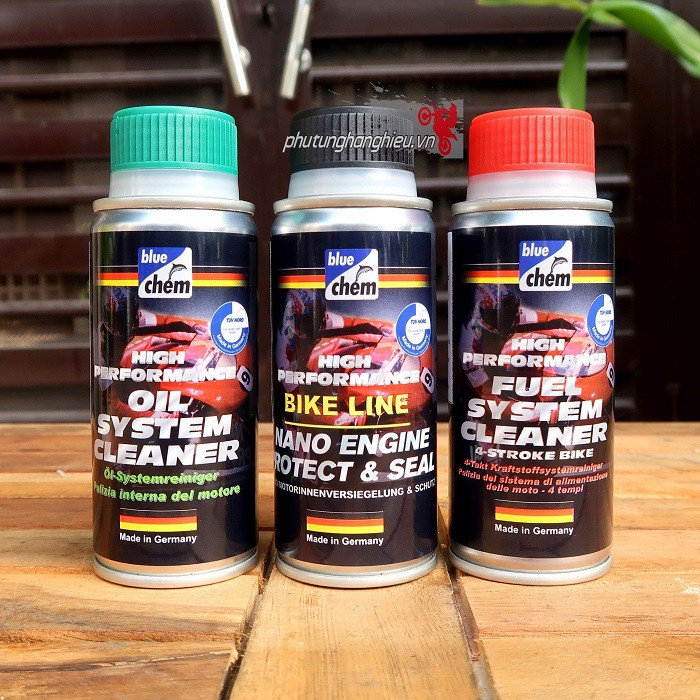 Dung dịch vệ sinh buồng đốt kim phun,hệ thống nhiên liệu Bluechem Fuel System Cleaner 50ml