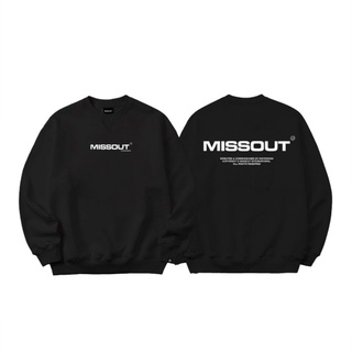 ÁO Sweater Missout Unisex Nam Nữ Chất Nỉ Thoáng Mát Siêu Chất