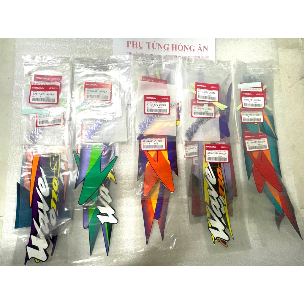 Tem Wave Thái 110 zin nhập khẩu chính hãng Honda Thailand - PT HỒNG ÂN