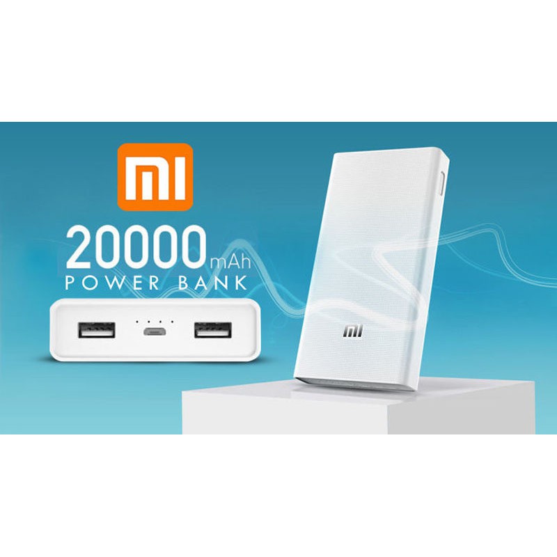 Sạc Dự Phòng phân phối chính thức Xiaomi Mi Powerbank 20000mAh sạc nhanh