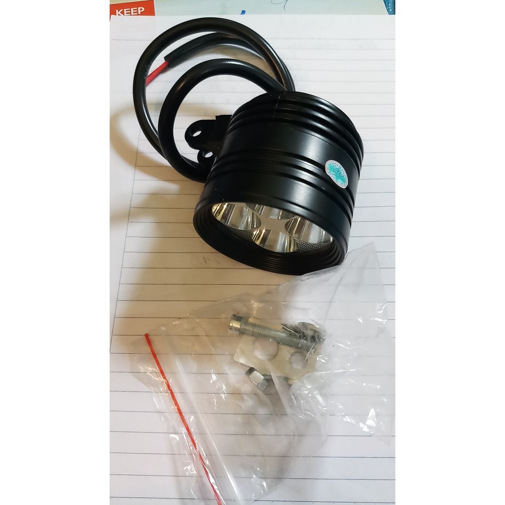 Đèn trợ sáng ,đèn L4 ngắn 3 chế độ lắp chân gương mọi loại xe máy - Đèn trợ sáng mini GreenNetworks