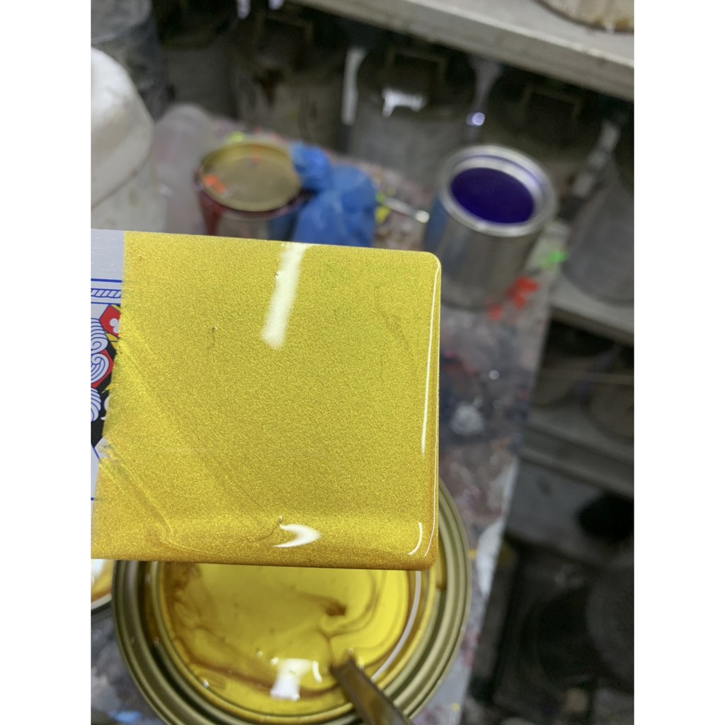 Sơn Màu Vàng Camay 24k (Sơn Oto Xe Máy) Đóng Lon 1Kg