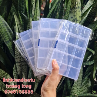 Sỉ 5 hộp 15 ô đựng linh kiện , phụ kiện