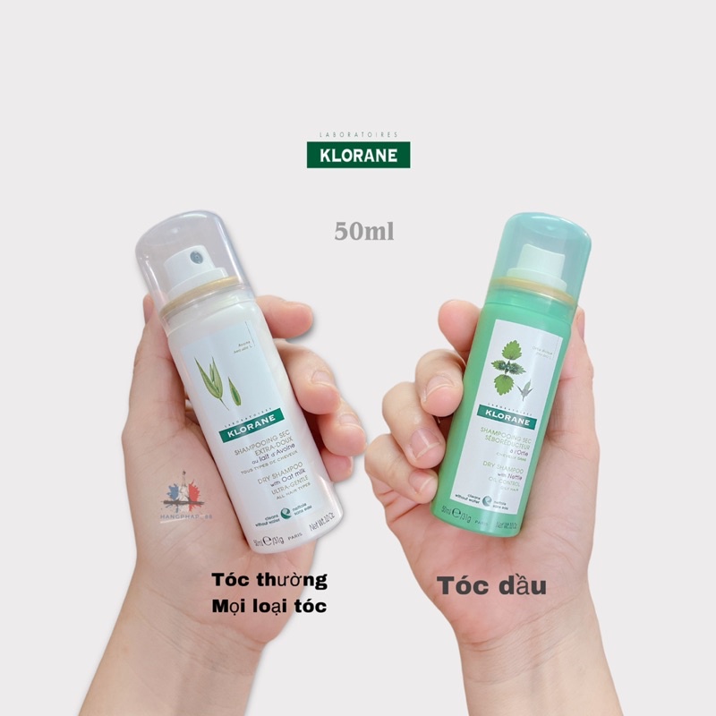 Minisize - Dầu gội khô Klorane 50ml