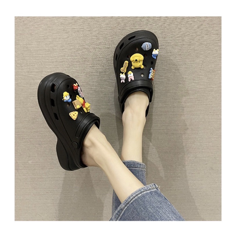 Dép crocs gấu Pooh kute