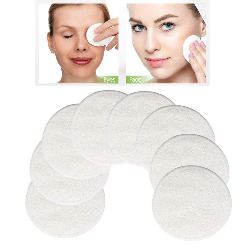 [Hàng mới về] Bông tẩy trang bằng cotton mềm mại có thể tái sử dụng bền bỉ