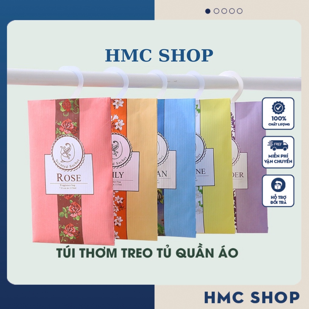 Túi thơm thảo mộc treo phòng, treo tủ quần áo