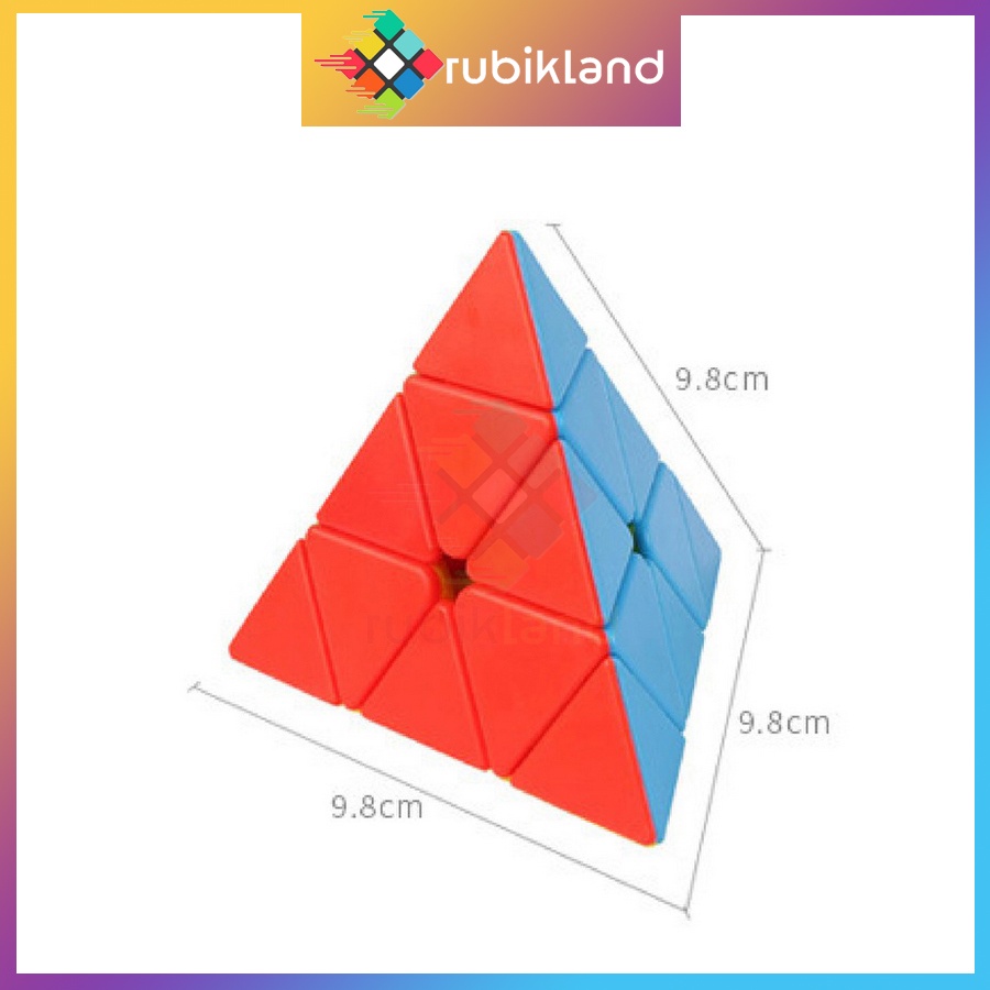 Rubik Pyraminx MoYu MeiLong Stickerless Rubic Kim Tự Tháp Tam Giác Đồ Chơi Trí Tuệ Trẻ Em