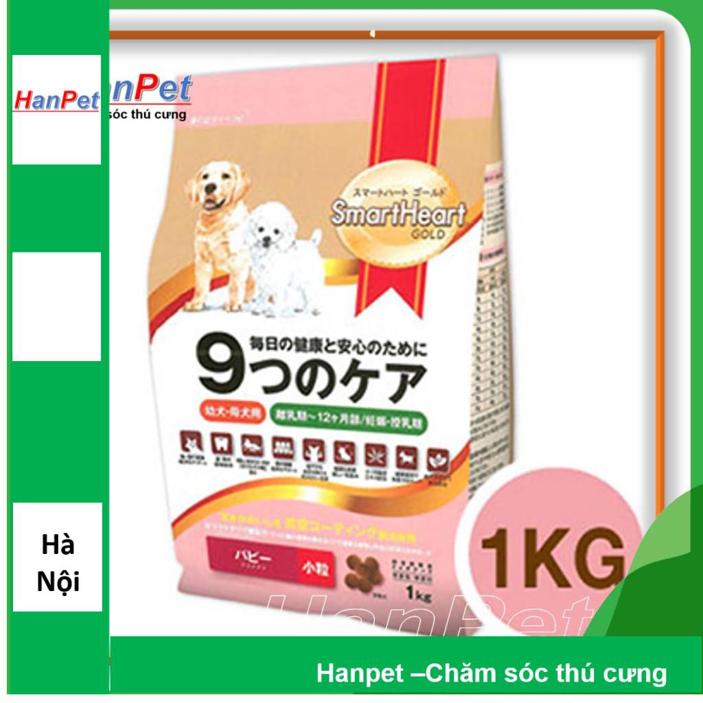 HNThức ăn dạng hạt cho chó cỡ nhỏ poodle Smartheart Gold (hanpet 216b)