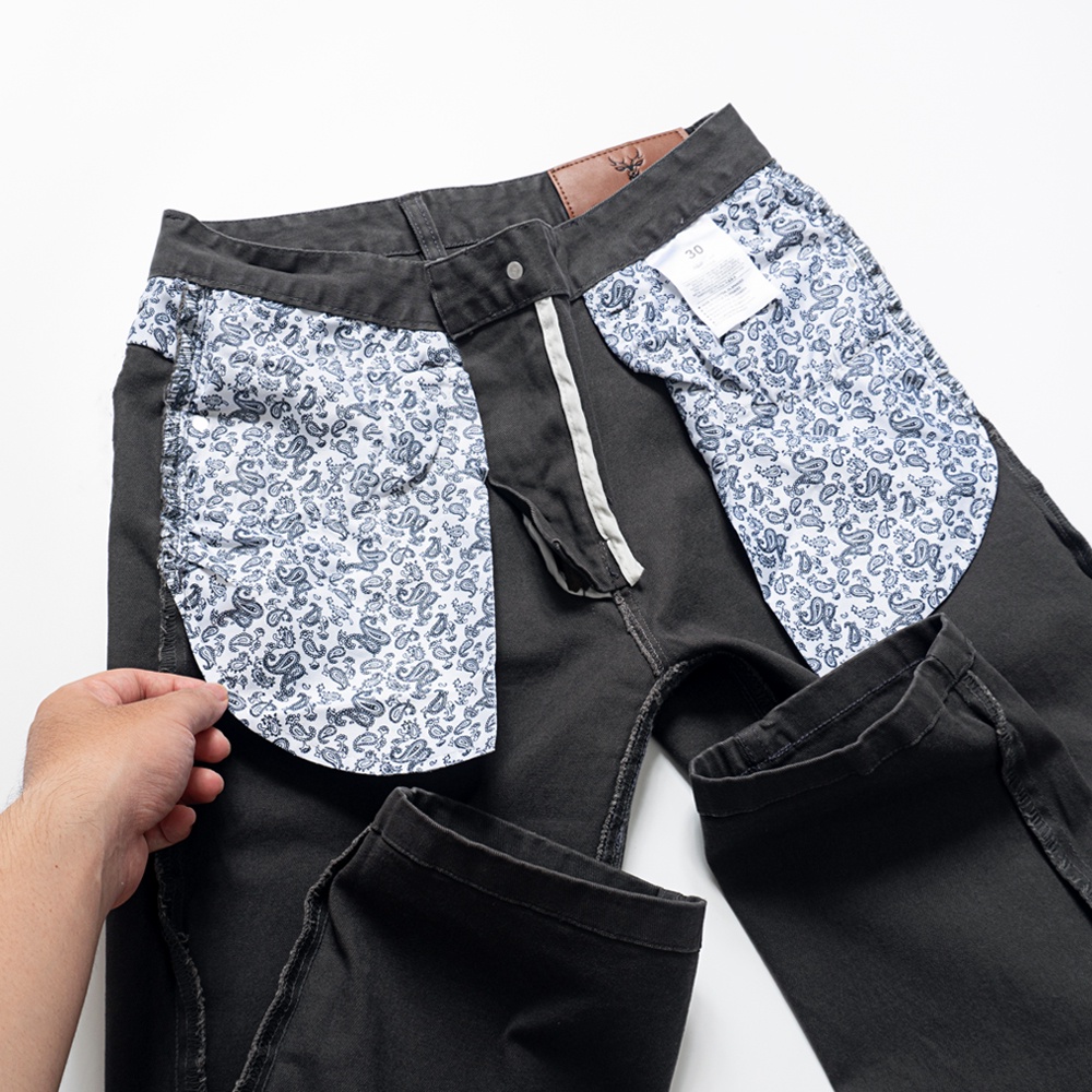 Quần kaki dài nam giả jean chất kaki co giãn Pigofashion zqkkj01 (4 màu)