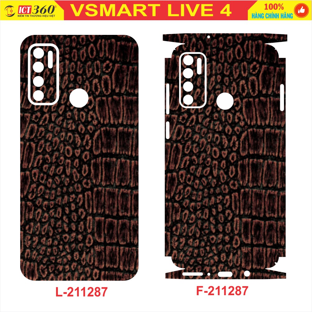 Dán Lưng Skin 3D VSMART LIVE 4