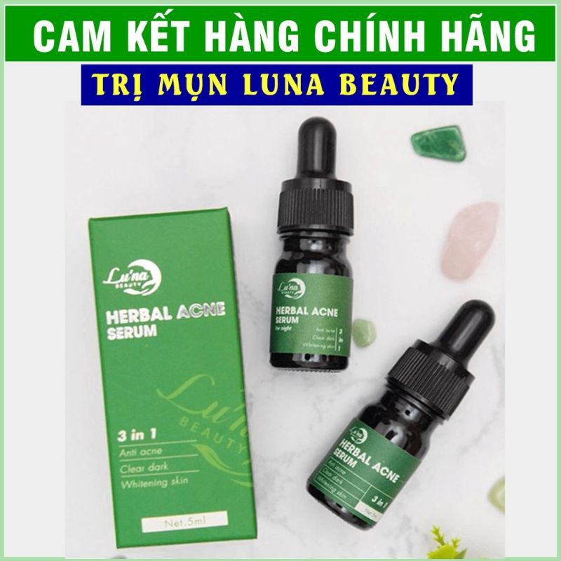 COMBO 2 HỘP SERUM TRỊ MỤN LU'NA HERBAL ACNE