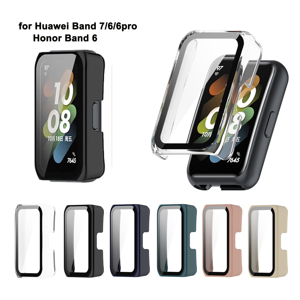 Ultra Ốp Điện Thoại PC Cứng Siêu Mỏng Bảo Vệ Màn Hình Cho Huawei Band 7 6 pro NFC Honor Band 6