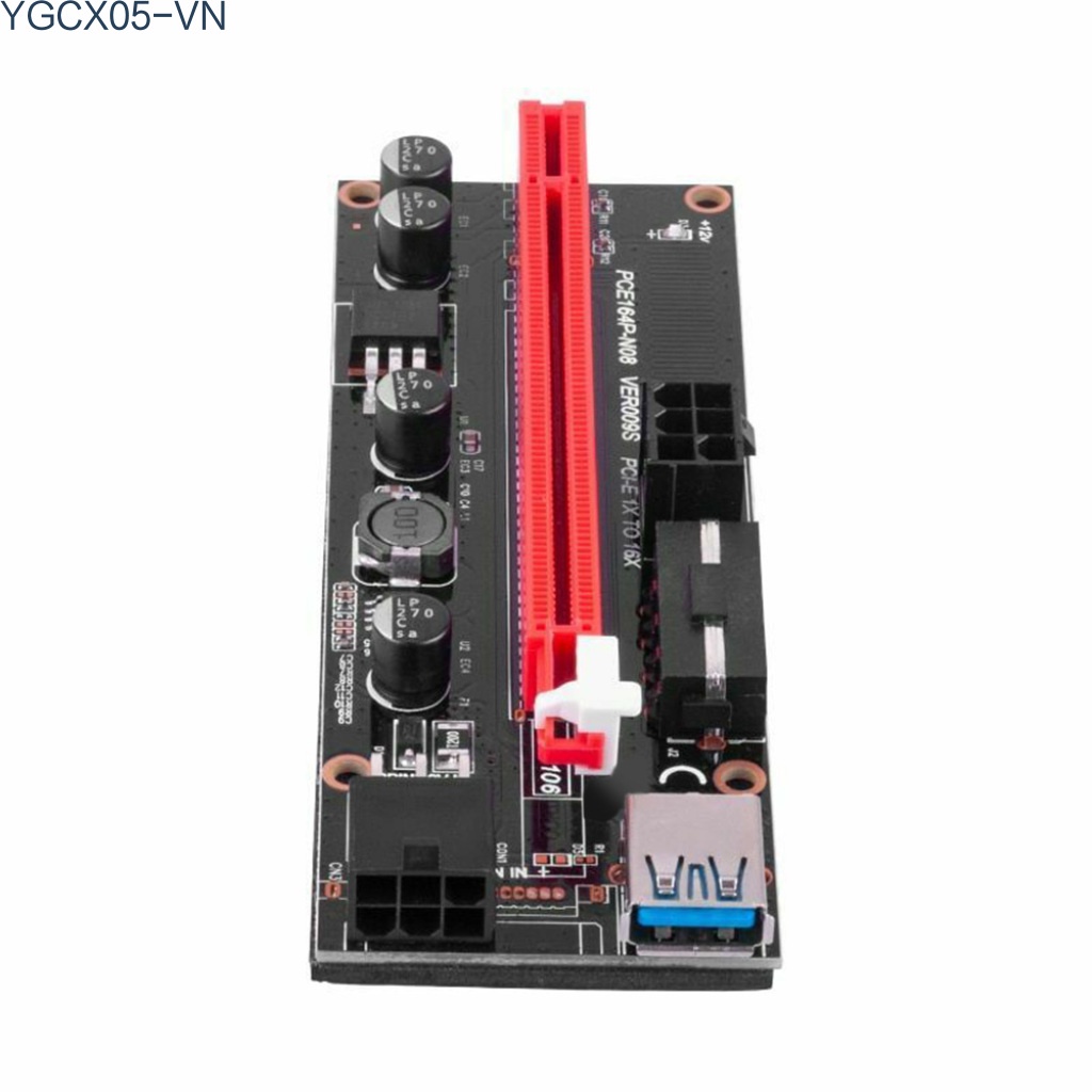 Thẻ Mở Rộng Ver009S Pci-E 6pin Pcie 1x Sang 16x Kèm Cáp Usb 3.0 Cho Btc Mining Miner | BigBuy360 - bigbuy360.vn