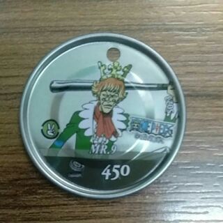 Thẻ toonies chất lượng cao cấp có màu xám in hình nhân vật mr 9 trong One piece mọi người mua ngay cho con mình đồ tốt .