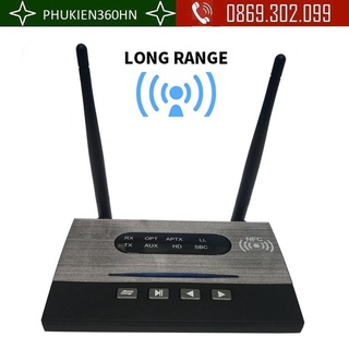 Bộ thu phát bluetooth 5.0 b22 bộ chuyển đổi âm thanh nfc quang học aptx-hd ll 3.5mm rca aux cho tv tai nghe âm thanh nổi