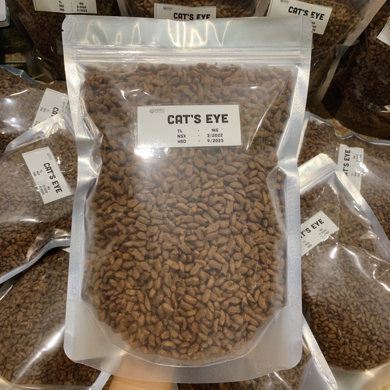 [Gói 1kg] Thức ăn cho mèo - Hạt Cateye nhập khẩu Hàn Quốc gói 1kg