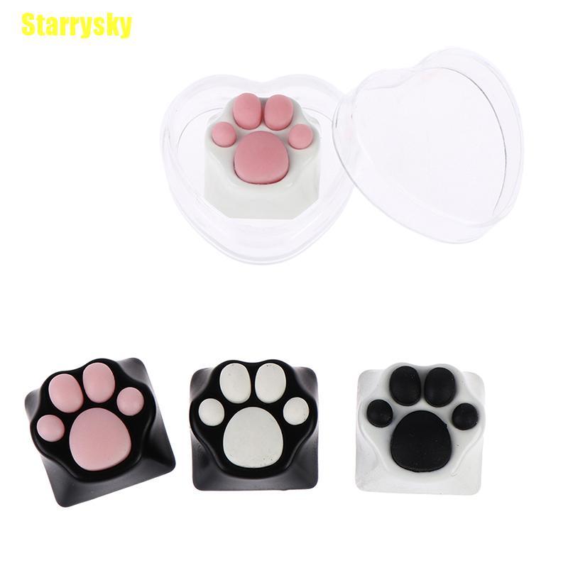 Nút Bàn Phím Bằng Silicone Abs Hình Chân Mèo Cá Tính | BigBuy360 - bigbuy360.vn