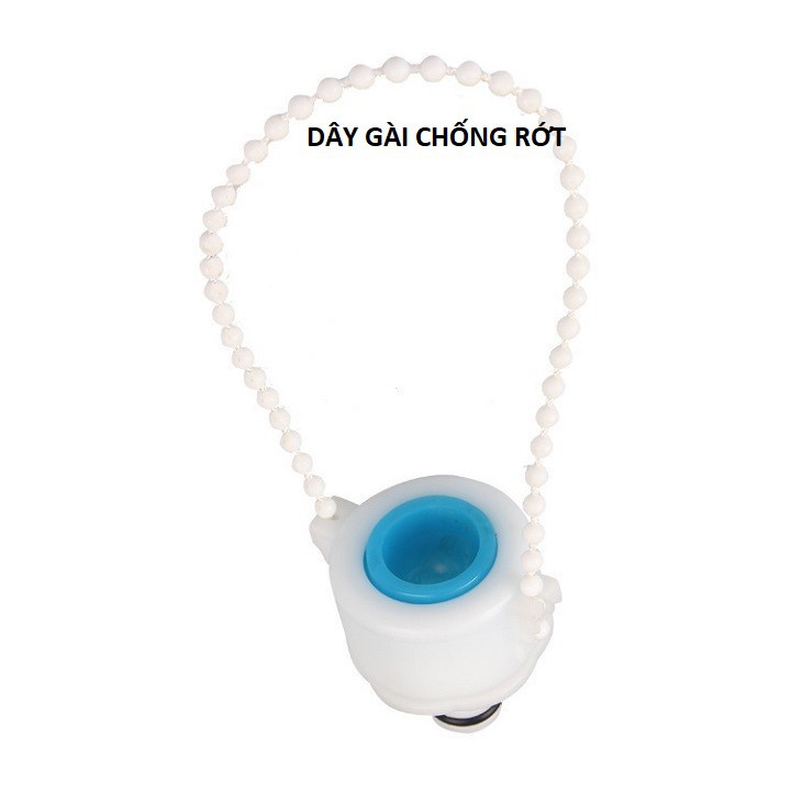 ĐẦU NỐI LOẠI TRẮNG CÓ DÂY TẠI VÒI CÓ PHI 16mm or 17mm RA KHỚP NỐI NHANH 16mm - TH 671