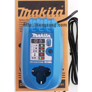 Bộ sạc pin dc10wa 7.2v-10.8v makita 194588-1