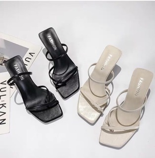 Giày cao gót quai mảnh đế 7cm