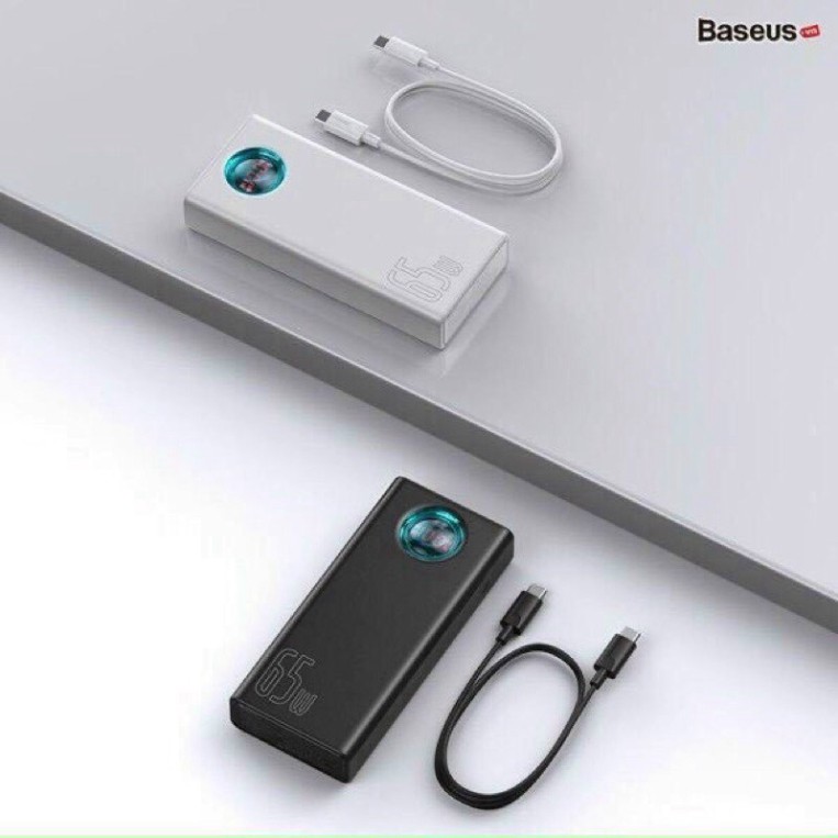 Pin Sạc Dự Phòng Baseus 65W Dung Lượng 30000mah Sạc Nhanh QC3.0 Cho Iphone Ipad Laptop