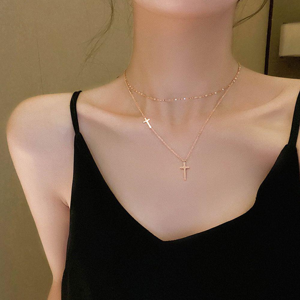 Vòng cổ Bằng Thép Titan Thiết Kế Thời Trang Đường Phố Cá Tính