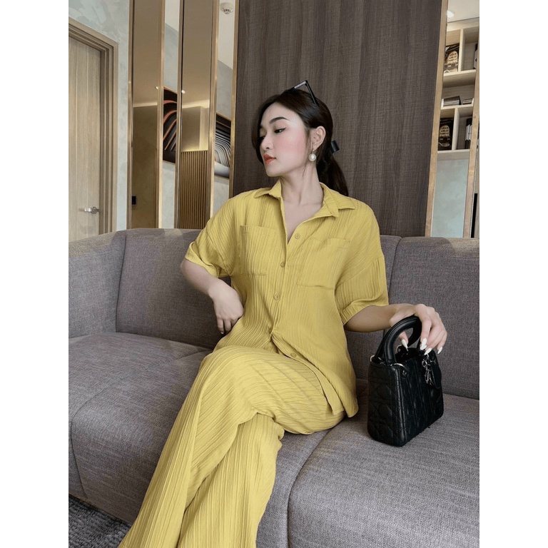 (MẪU MỚI) MẪU HOT SÉT SƠ MI XỐP NHĂN DÁNG DÀI SIÊU SANG CHẢNH DX HHP FASHION