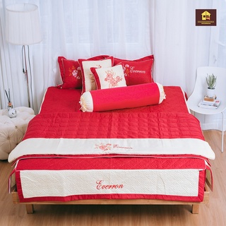 Bộ Chăn Ga Gối Chất Satin 5 Món (3 Vỏ Gối, Ga, Chăn) Nhiều Màu Lựa Chọn