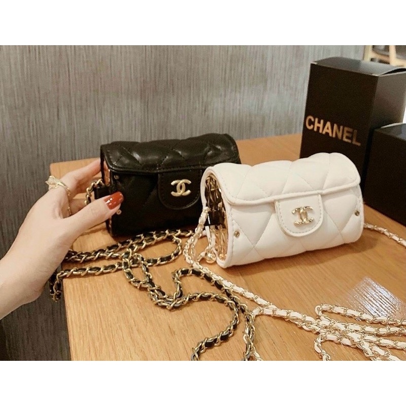 Túi tròn đeo chéo 2 màu siêu sang. Hàng Quảng châu cao cấp